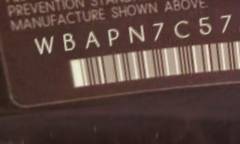 VIN prefix WBAPN7C57BA7