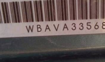 VIN prefix WBAVA33568P1