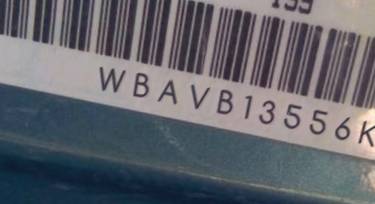 VIN prefix WBAVB13556K0