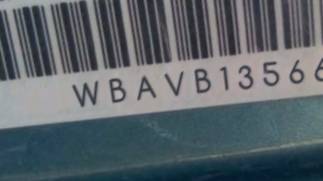 VIN prefix WBAVB13566KX
