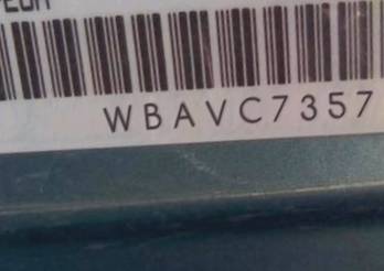 VIN prefix WBAVC73578KP