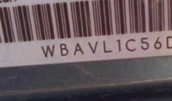 VIN prefix WBAVL1C56DVR