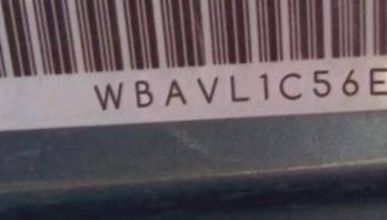VIN prefix WBAVL1C56EVY