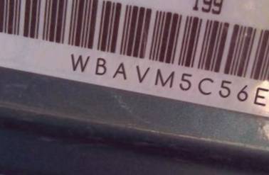 VIN prefix WBAVM5C56EVV