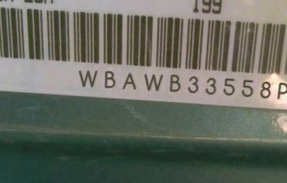 VIN prefix WBAWB33558PU