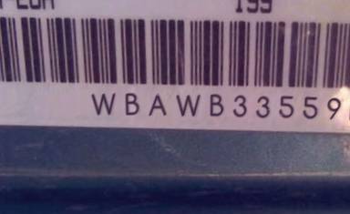 VIN prefix WBAWB33559P1