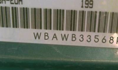 VIN prefix WBAWB33568P1