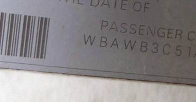 VIN prefix WBAWB3C51AP1