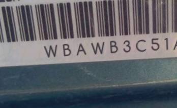 VIN prefix WBAWB3C51AP4