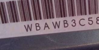 VIN prefix WBAWB3C58AP4