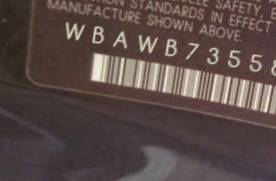 VIN prefix WBAWB73558P0