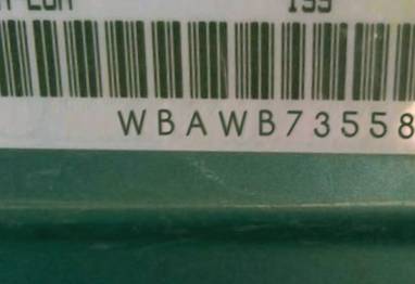 VIN prefix WBAWB73558P1