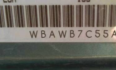 VIN prefix WBAWB7C55AP0