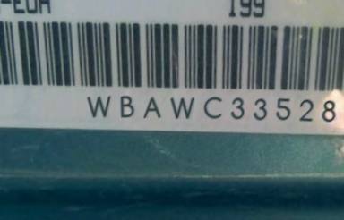 VIN prefix WBAWC33528PC