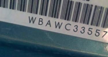 VIN prefix WBAWC33557PC