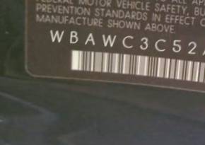 VIN prefix WBAWC3C52AP4
