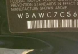 VIN prefix WBAWC7C56AE2