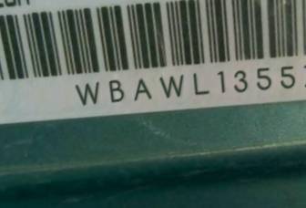 VIN prefix WBAWL13557PX