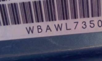 VIN prefix WBAWL73509P2