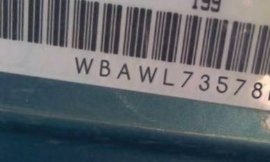 VIN prefix WBAWL73578P1