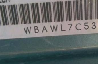 VIN prefix WBAWL7C53AP2