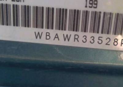 VIN prefix WBAWR33528P1
