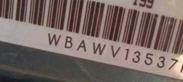 VIN prefix WBAWV13537P1