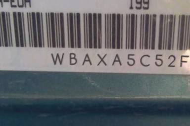 VIN prefix WBAXA5C52FD6