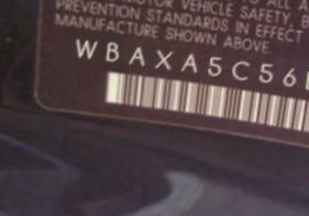 VIN prefix WBAXA5C56ED6