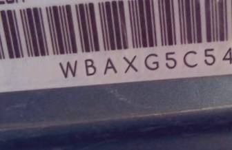 VIN prefix WBAXG5C54DD2