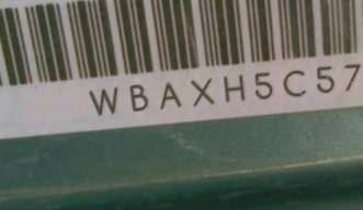 VIN prefix WBAXH5C57DD1