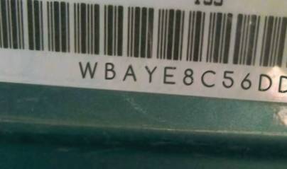 VIN prefix WBAYE8C56DDS