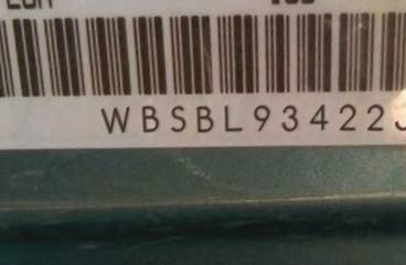 VIN prefix WBSBL93422JR