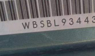 VIN prefix WBSBL93443JR