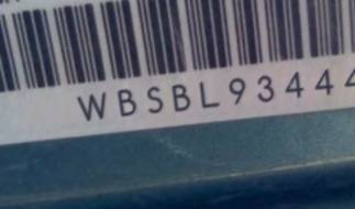 VIN prefix WBSBL93444PN