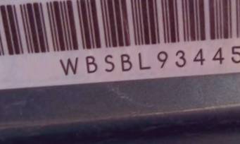 VIN prefix WBSBL93445PN