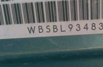 VIN prefix WBSBL93483JR