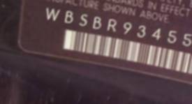 VIN prefix WBSBR93455PK