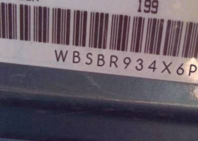 VIN prefix WBSBR934X6PK