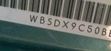VIN prefix WBSDX9C50BE7
