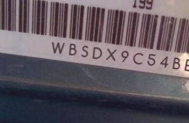 VIN prefix WBSDX9C54BE7