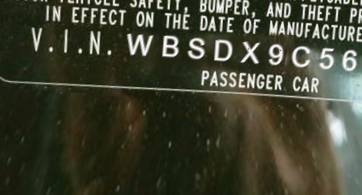 VIN prefix WBSDX9C56BE5