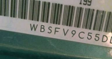 VIN prefix WBSFV9C55DD0
