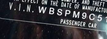 VIN prefix WBSPM9C51BE6