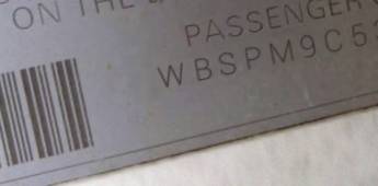 VIN prefix WBSPM9C53BE6