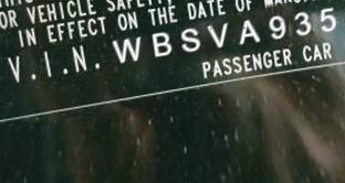 VIN prefix WBSVA93558E2