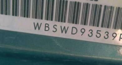 VIN prefix WBSWD93539PY