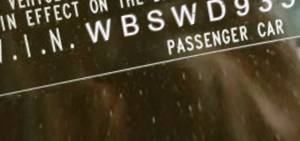 VIN prefix WBSWD935X9PY