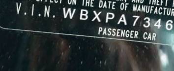 VIN prefix WBXPA73464WC