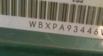 VIN prefix WBXPA93446WA